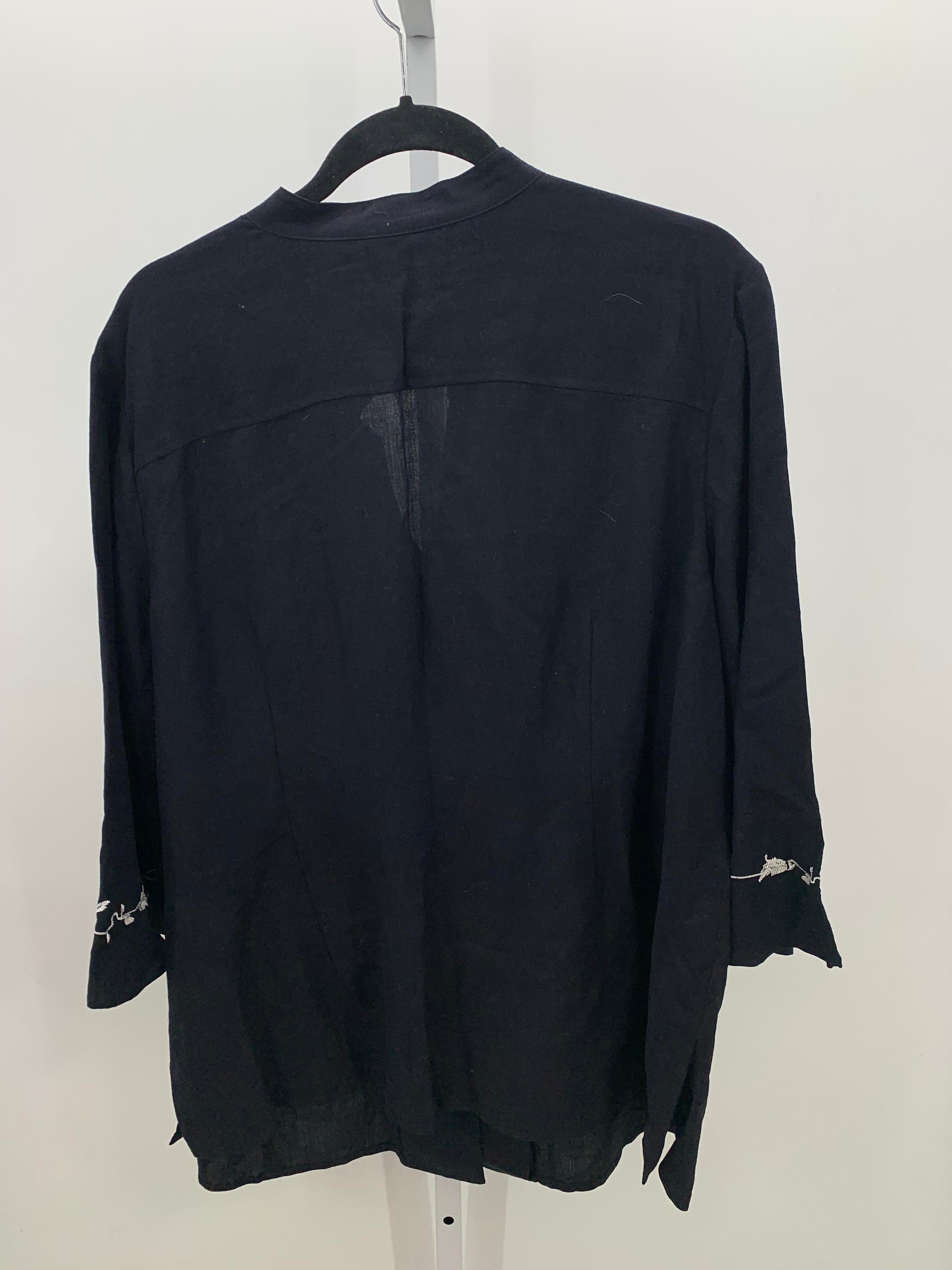 Size 22 W Womens 3/4 Sleeve Shirt