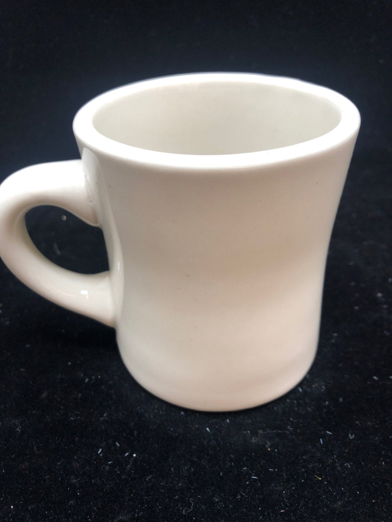 BEIGE MUG "TRY OUR COFFEE".