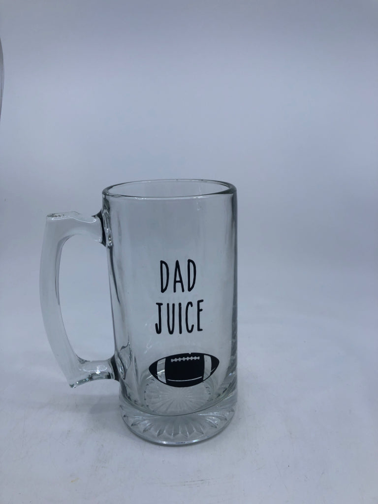 DAD JUICE- FOOTBALL BEER STEIN.
