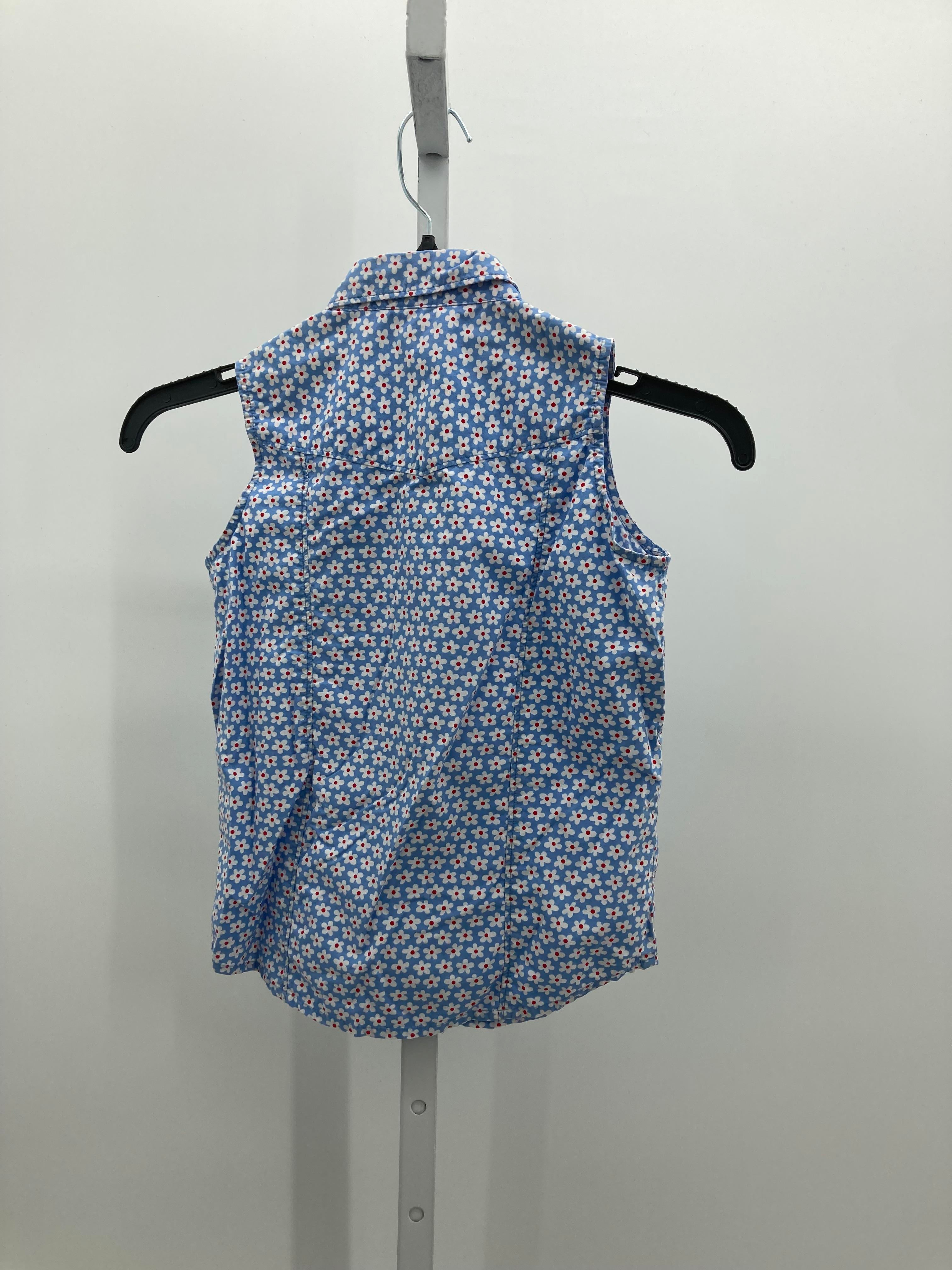 Lands End Size 7 Girls Sleeveless Shirt