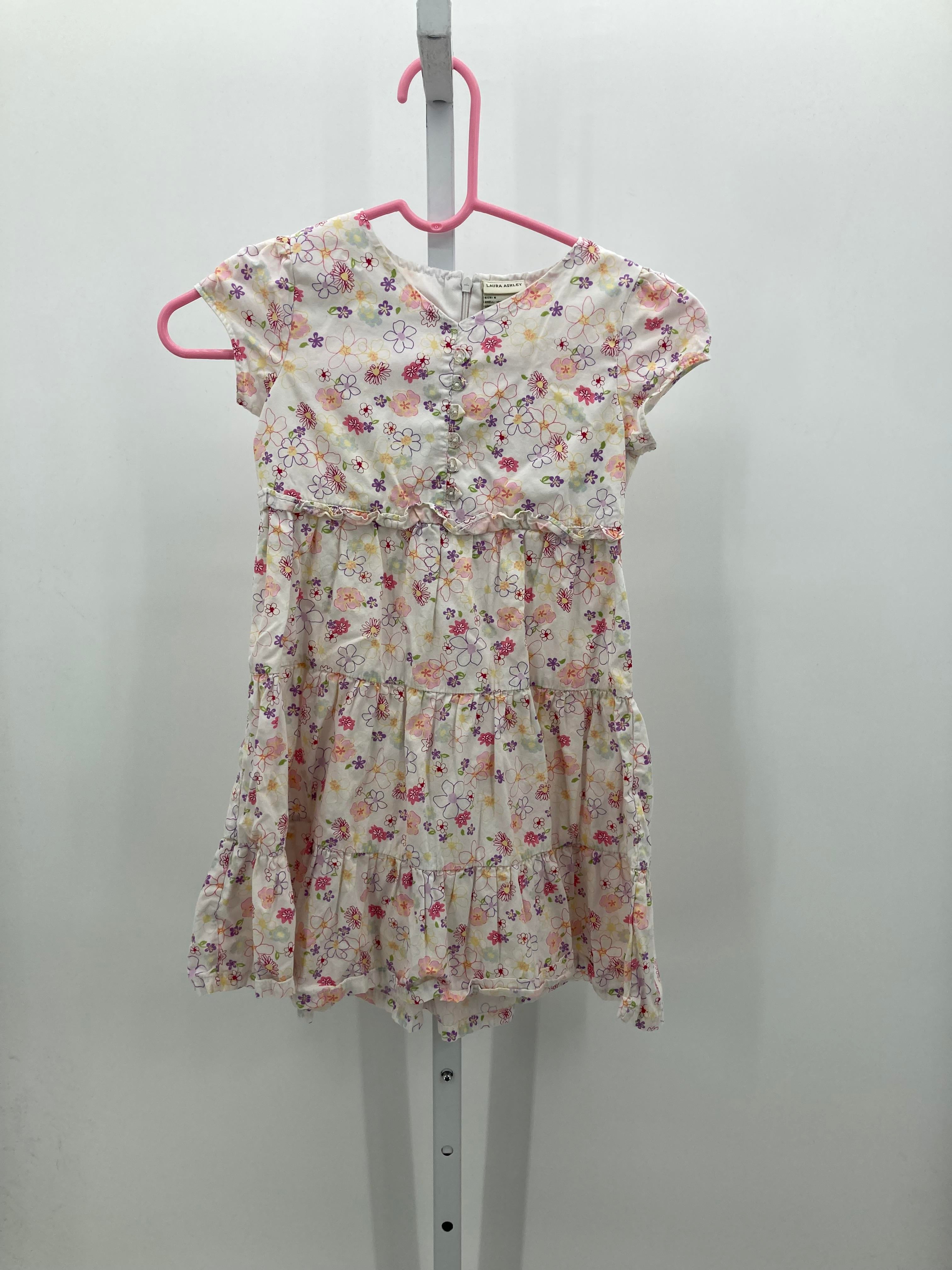 Laura Ashley Size 6 Girls Short Sleeve Dress