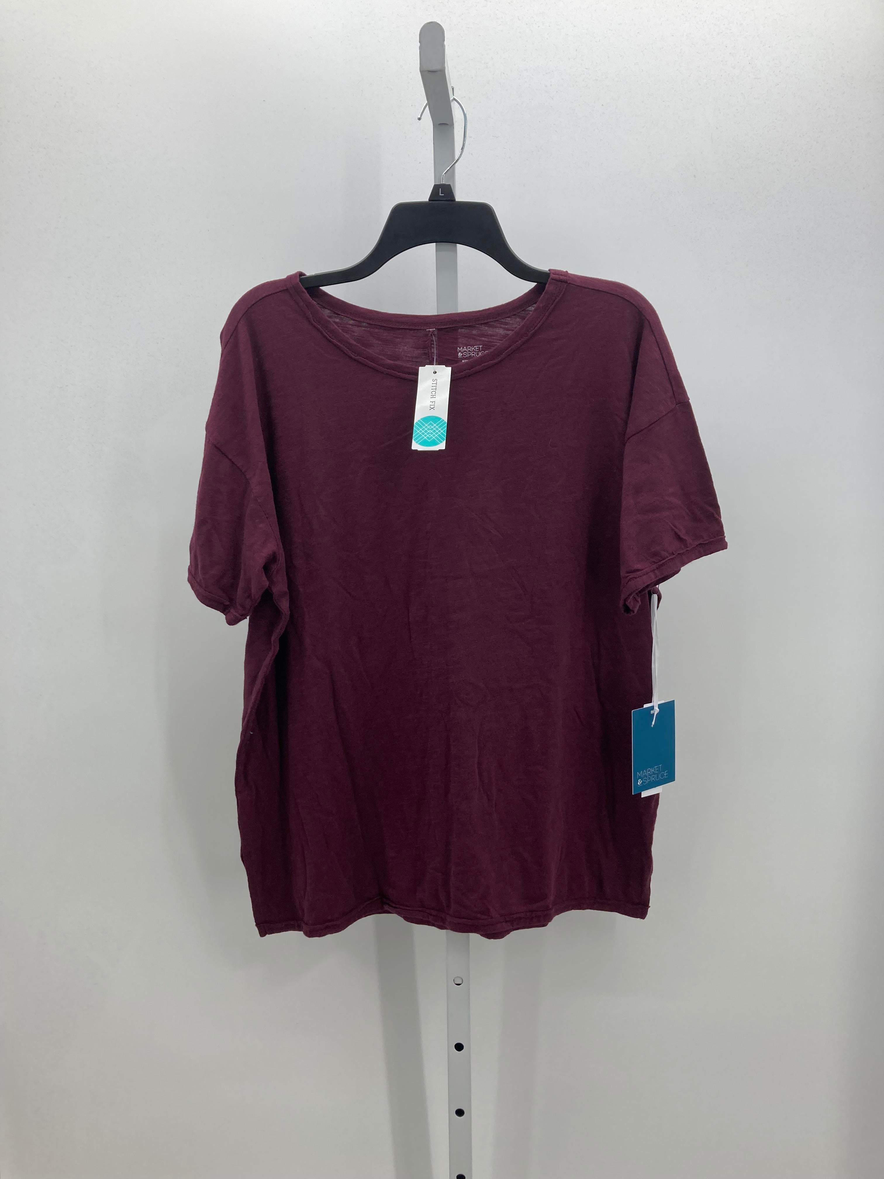 market & spruce Size Extra Large Misses Short Sleeve Shirt