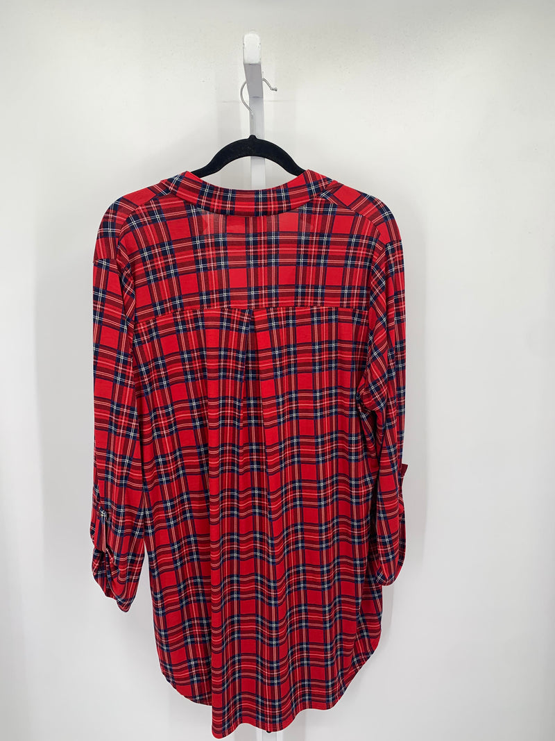 Size 2X Womens Long Sleeve Shirt