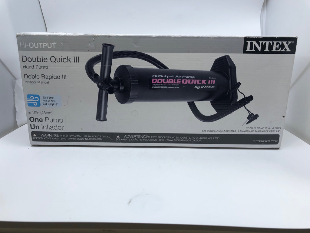 NIB DOUBLE QUICK INTEX AIR PUMP.