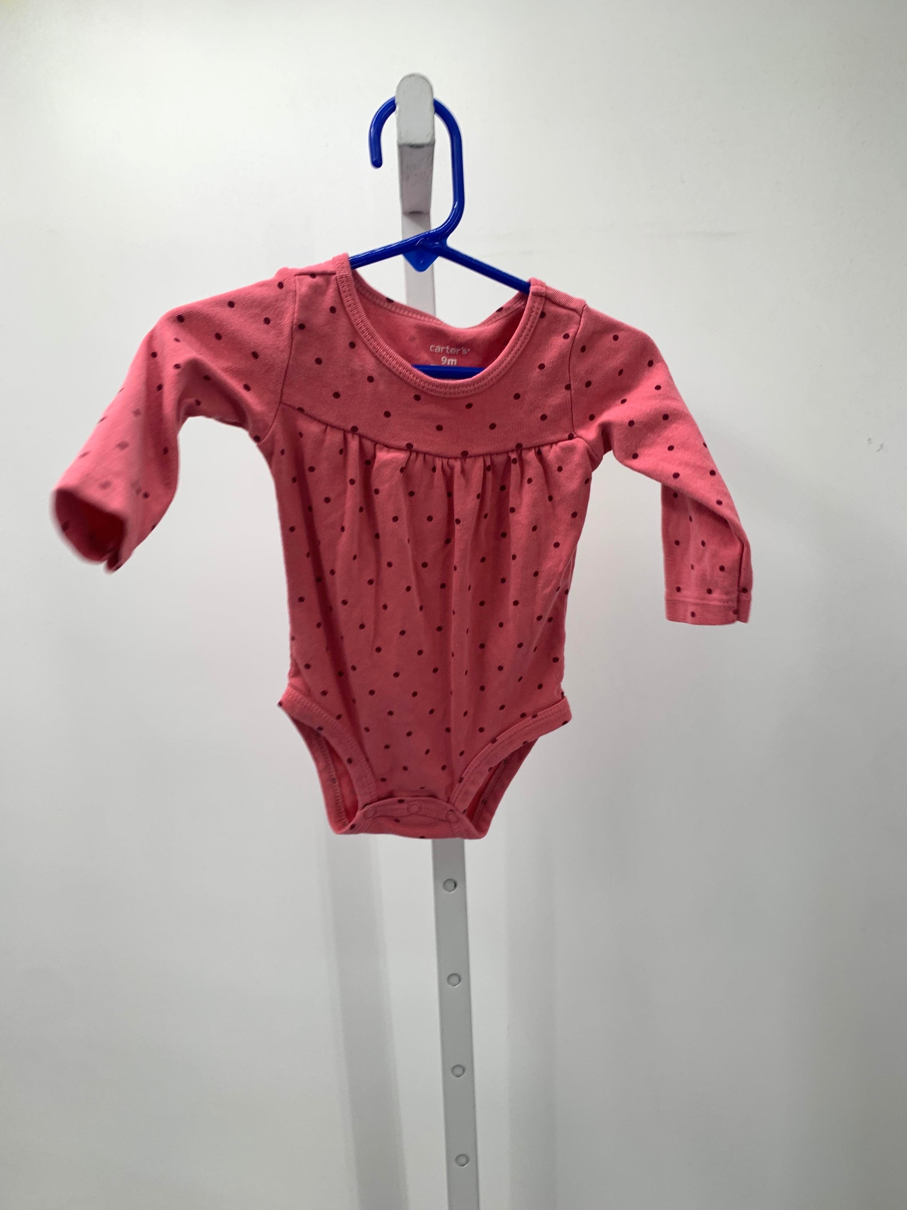 Carters Size 9 Months Girls Long Sleeve Shirt