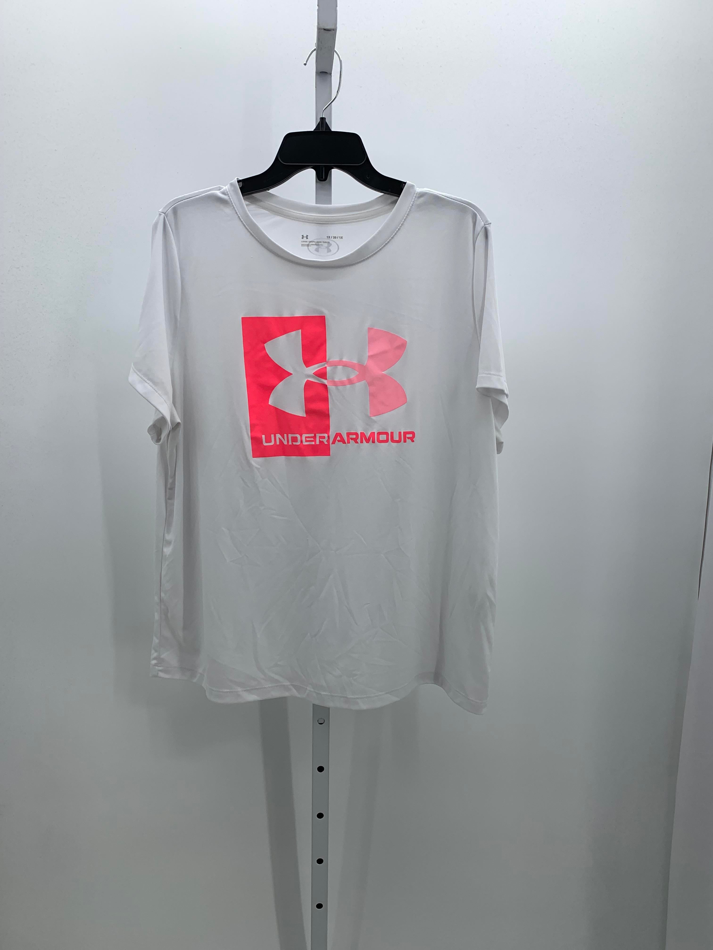 Under Armour Size 1X Womens Short Sleeve Shirt