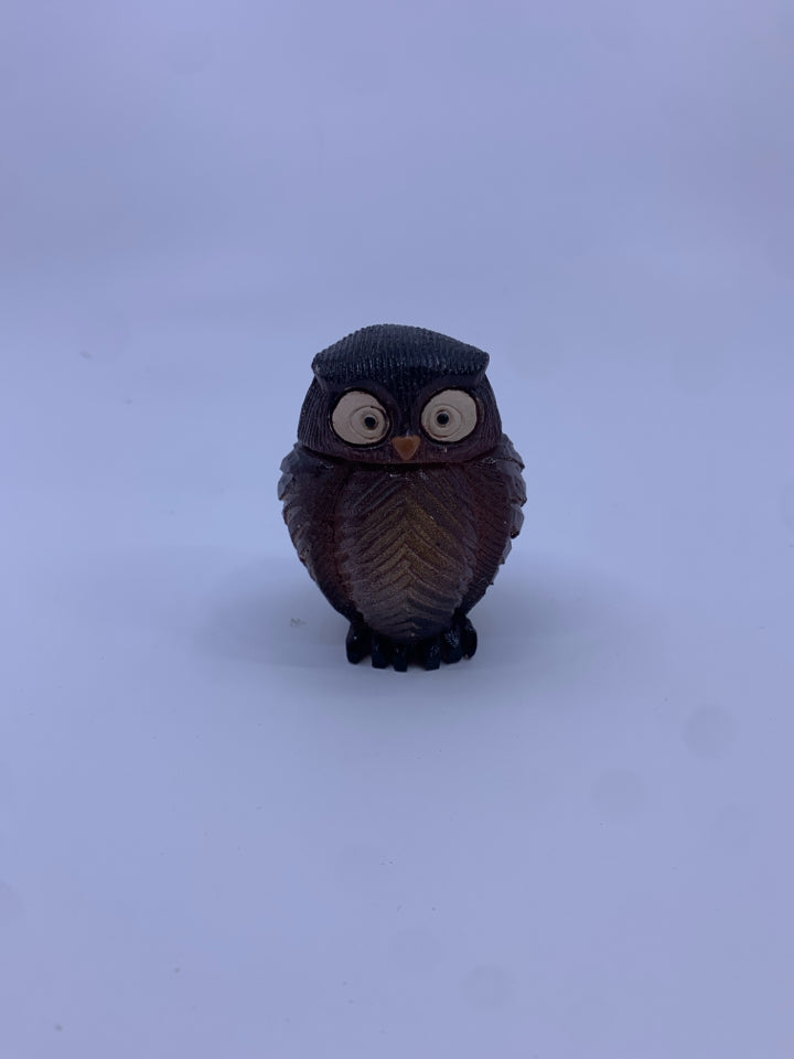 VTG RINCONADA CARVED CLAY BROWN OWL.