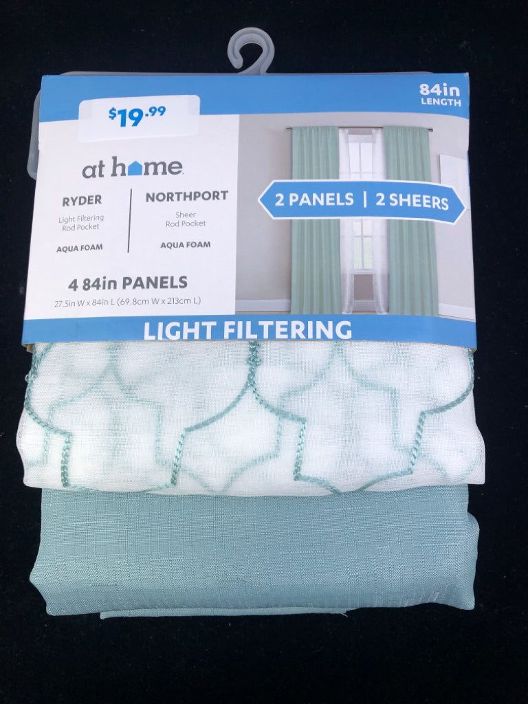 NIP CURTAIN PANEL SET.