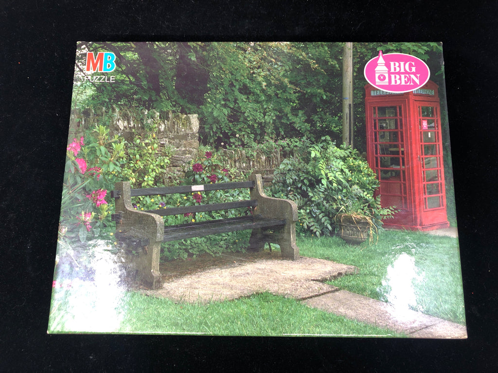 NIB GARDEN BENCH 1000PC PUZZLE.