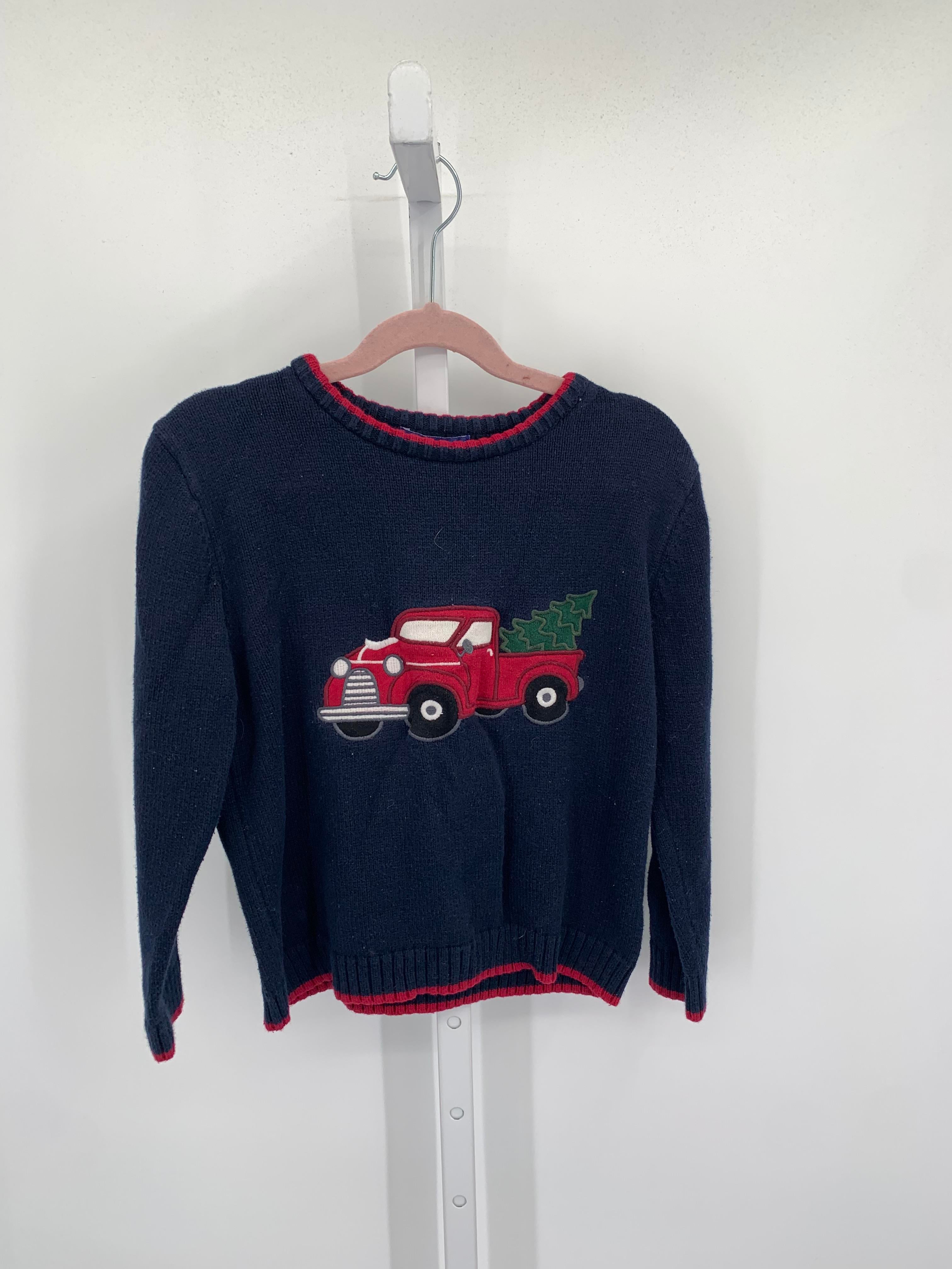 KNIT SWEATER, TRUCK W/ TREE - THE EAGLE'S EYE