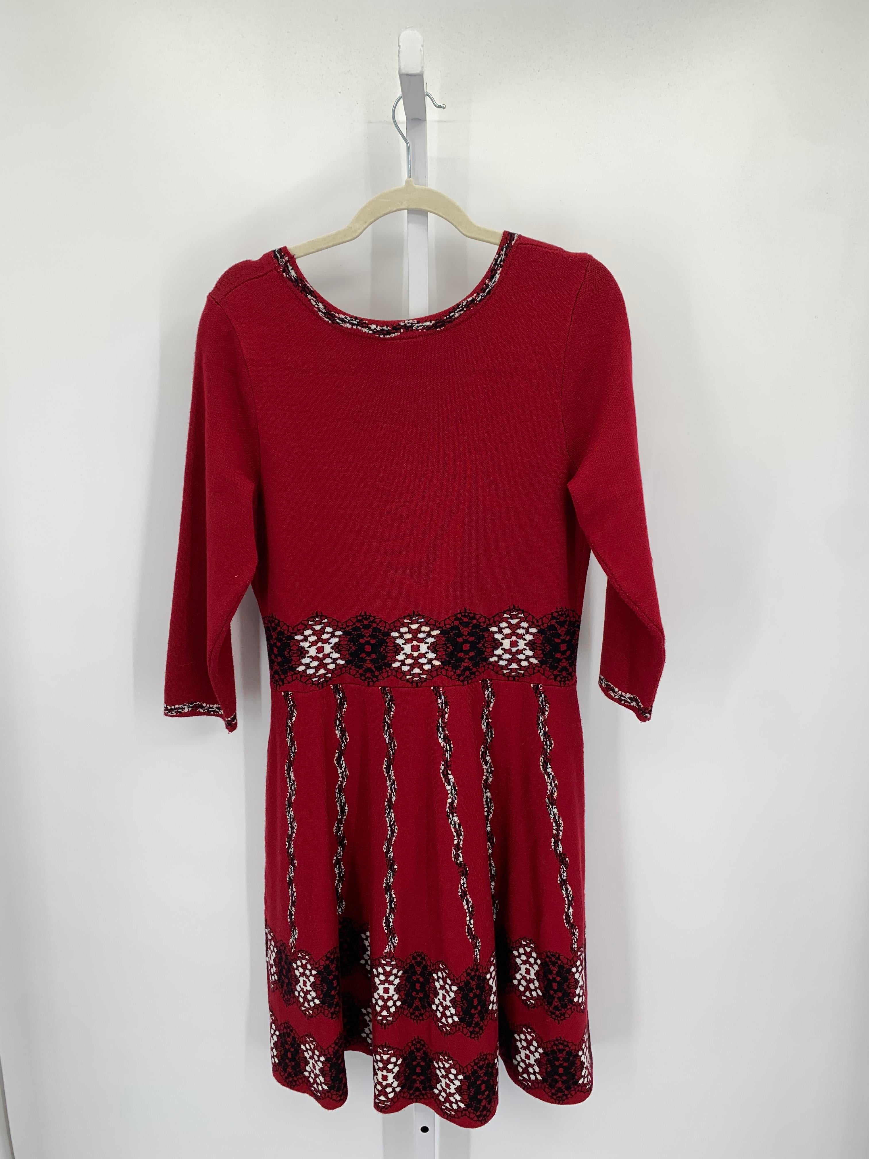 Size Large Misses Long Sleeve Dress