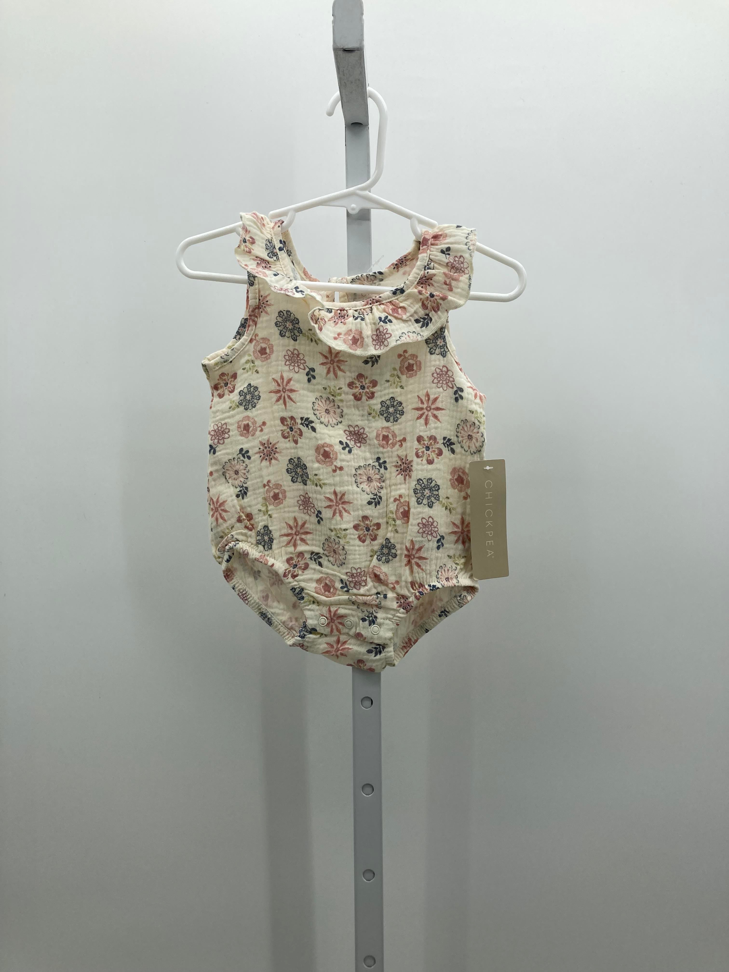 Chick Pea Size 6-9 mon Girls Sleeveless Romper