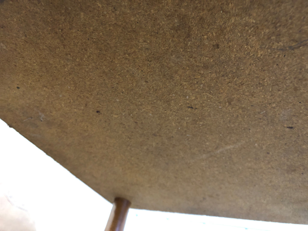 SMALL WOOD Table W/CURVED EDGES.