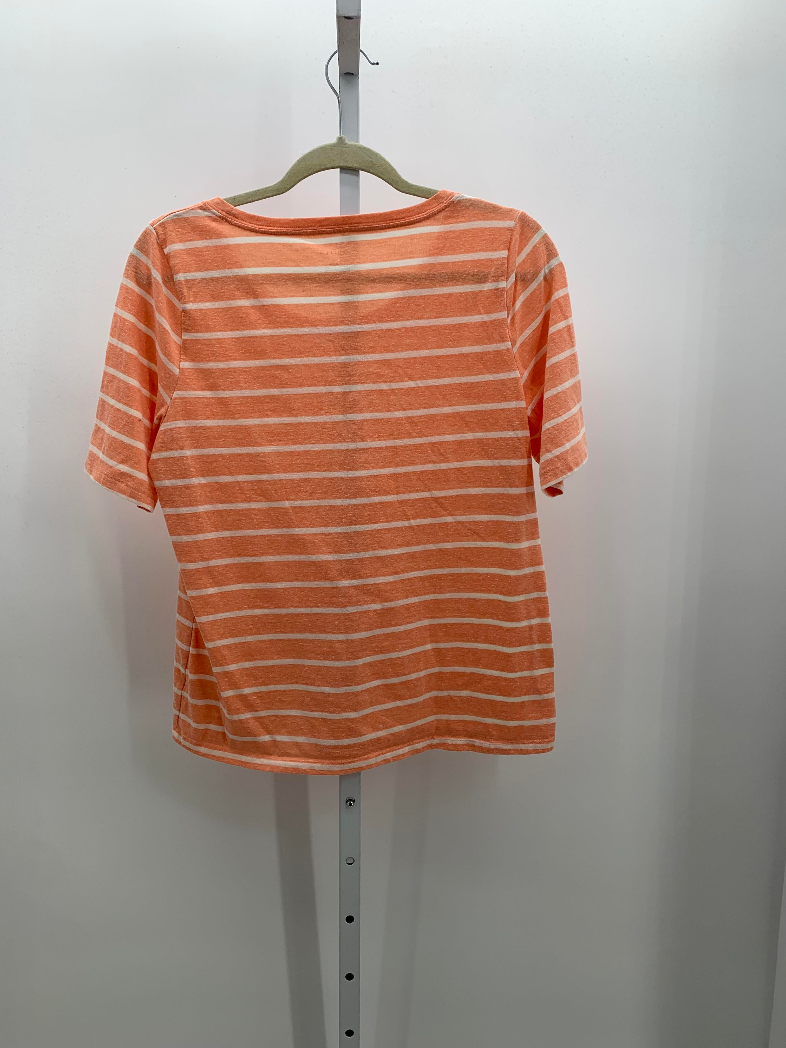 Talbots Size Large Misses Short Sleeve Shirt