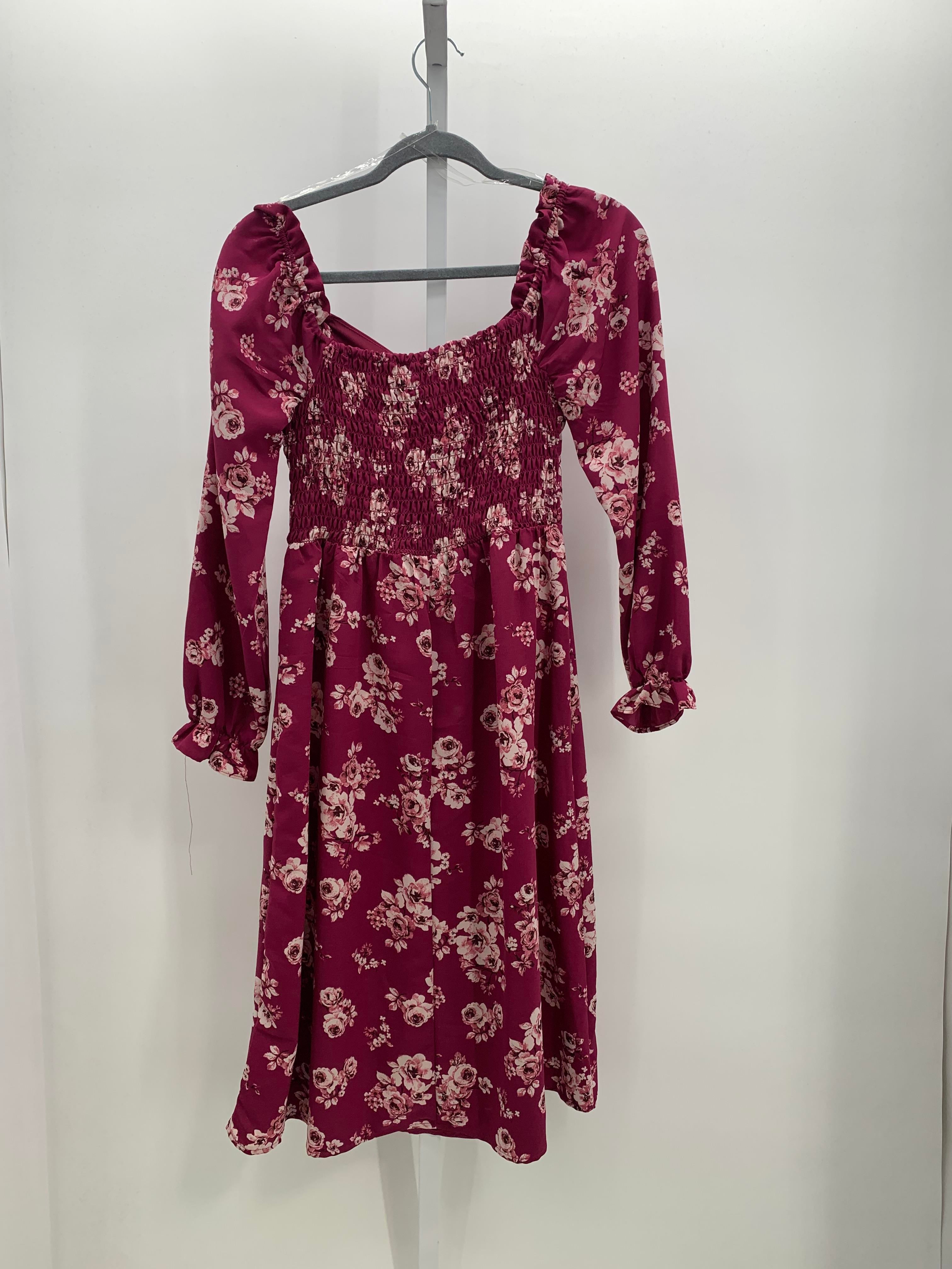 Lily Rose Size X Small Juniors Long Sleeve Dress