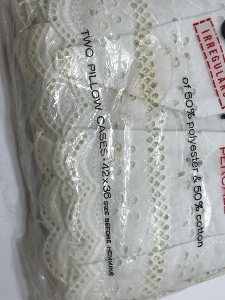 SLEEPWELL PERCALE PILLOW CASES.