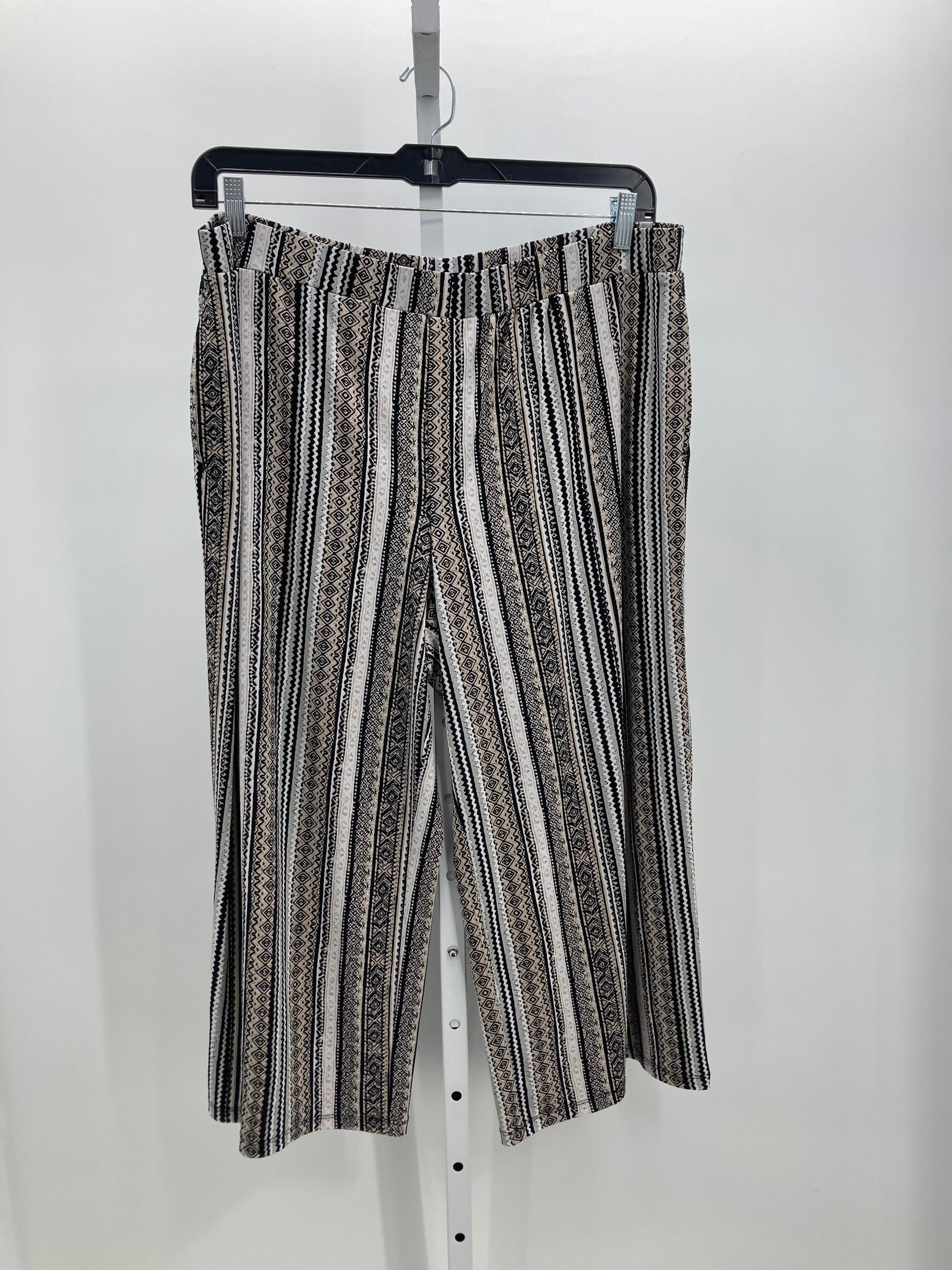 Susan Graver Size Extra Large Misses Cropped Pants