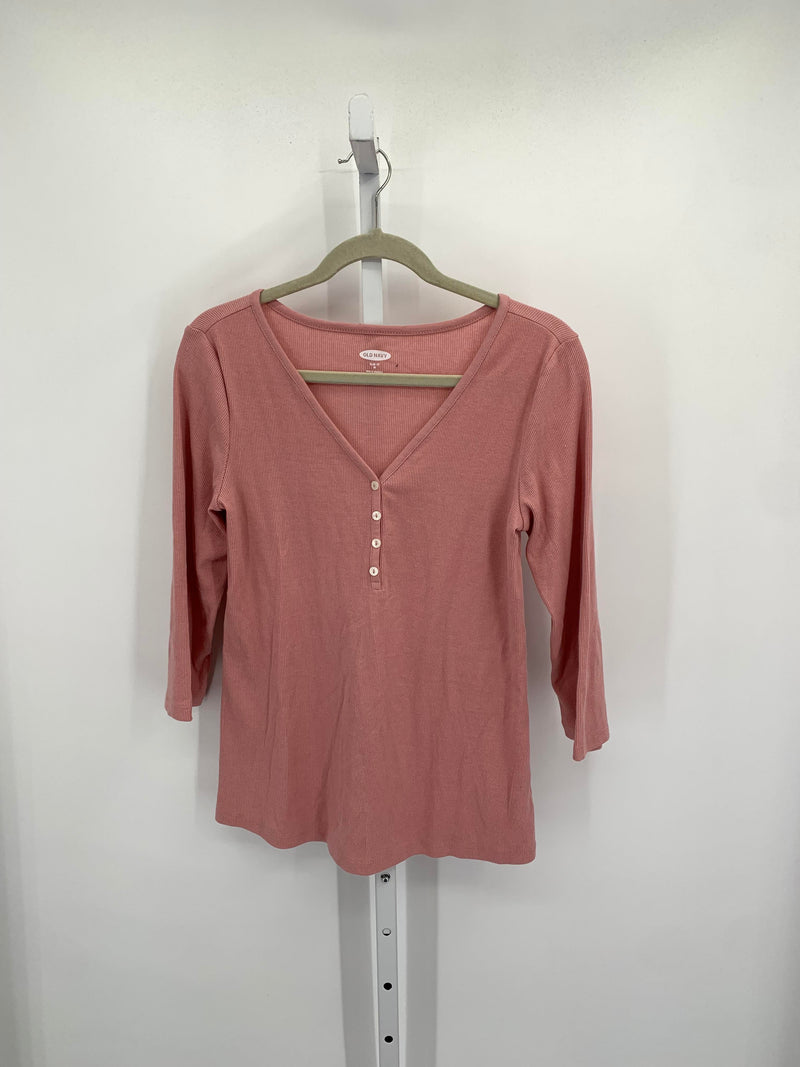 Old Navy Size Medium Misses 3/4 Sleeve Shirt