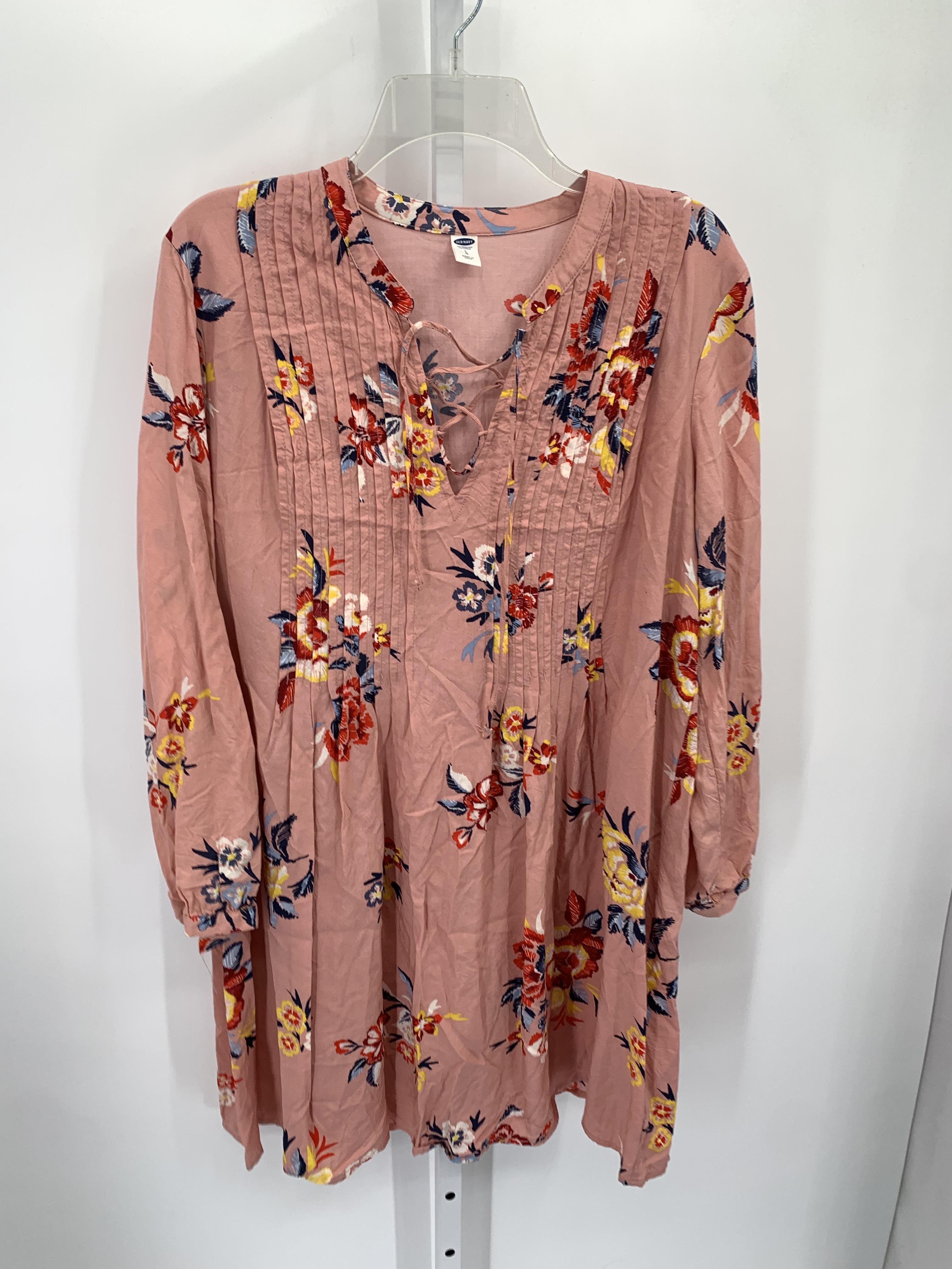 Old Navy Size Large Misses Long Sleeve Dress