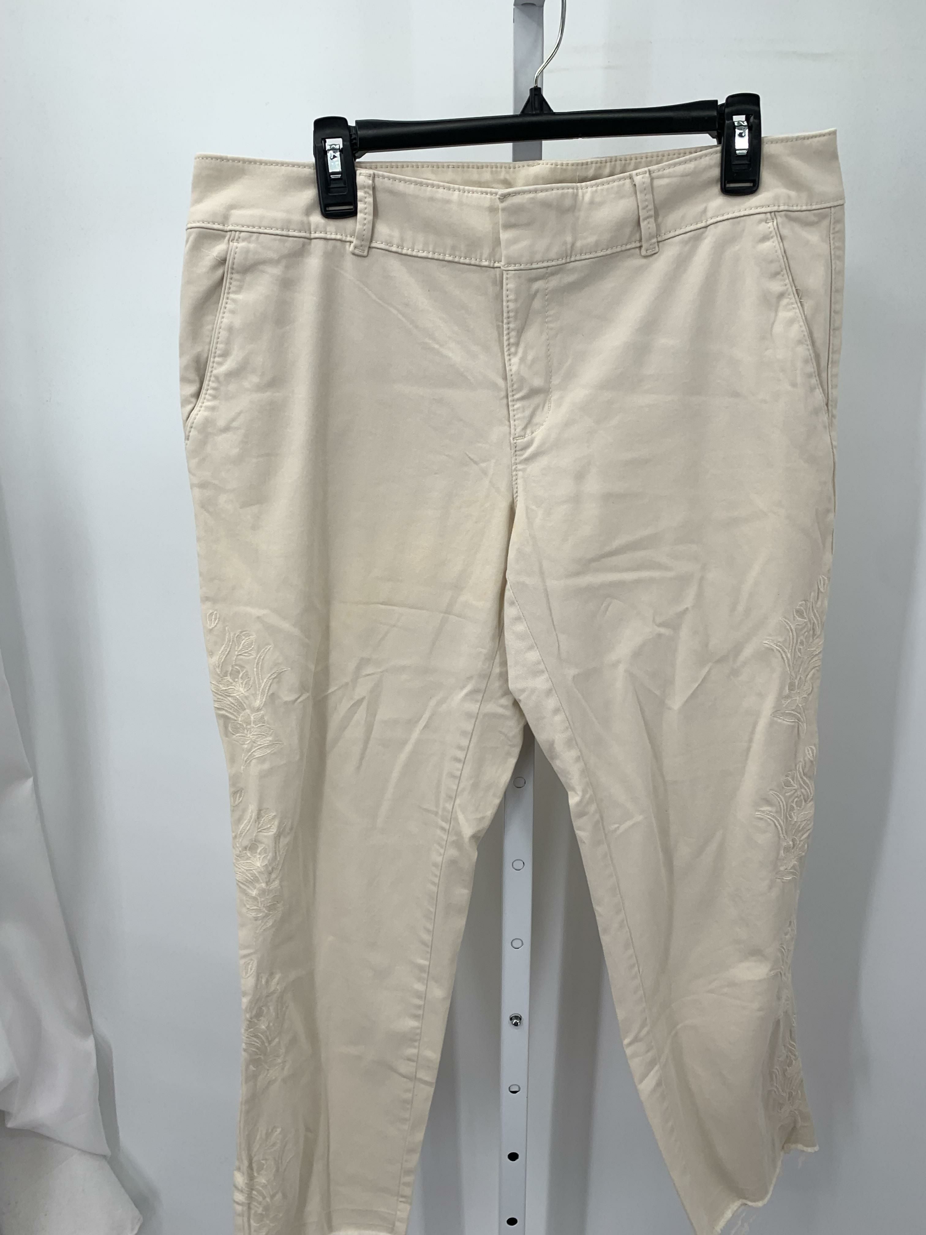 Loft Size 12 Misses Cropped Pants