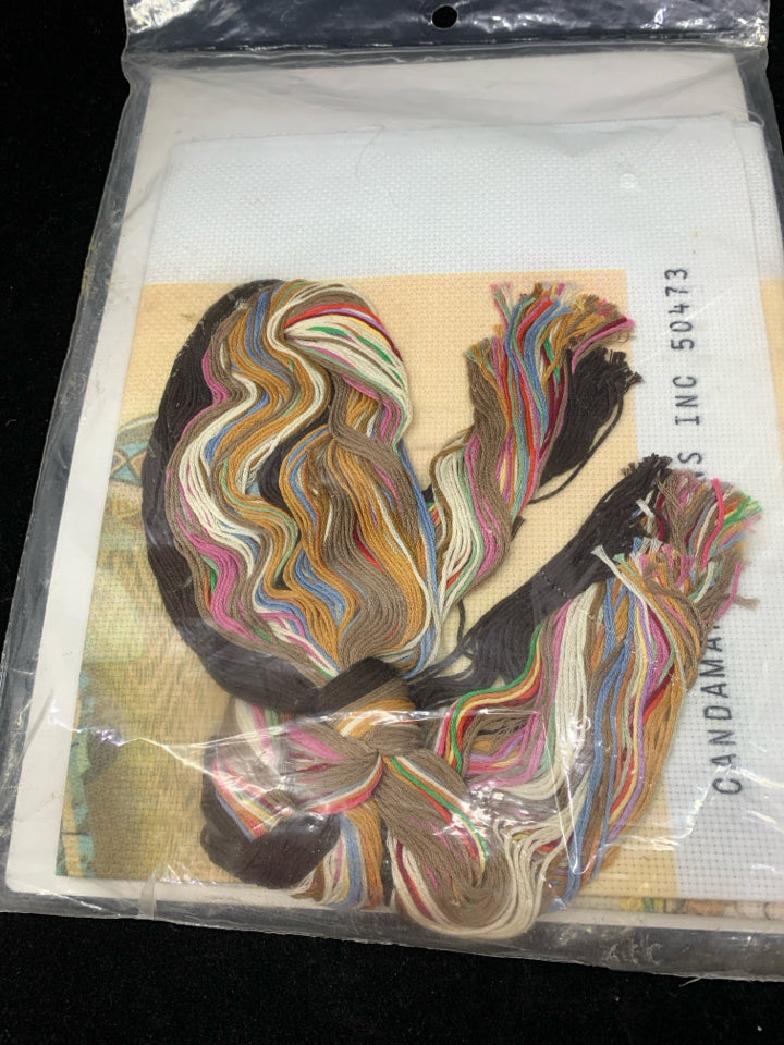 NIP COUNTED CROSS STITCH KIT- ENGLISH PEDDLER