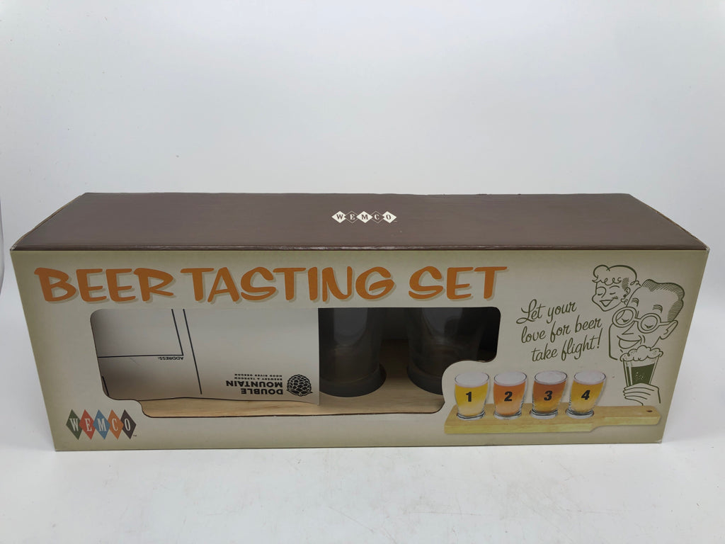 NIB WEMCO BEER TASTING SET.