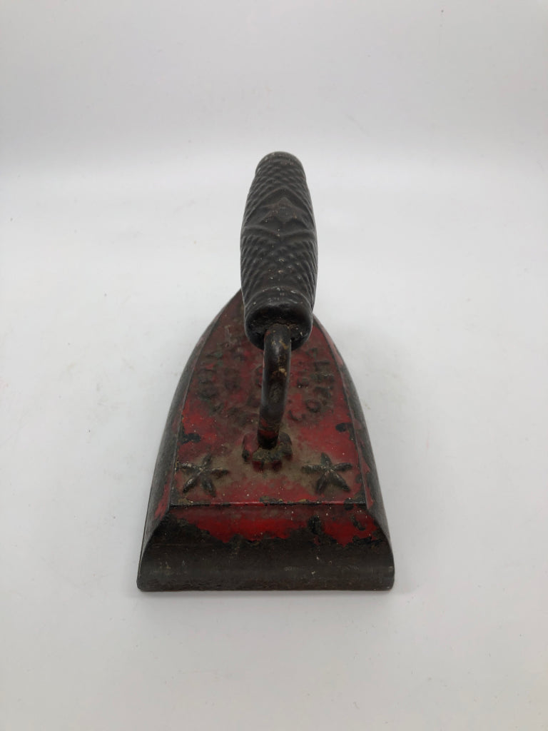 VTG HEAVY SAD IRON DOOR STOP #6.