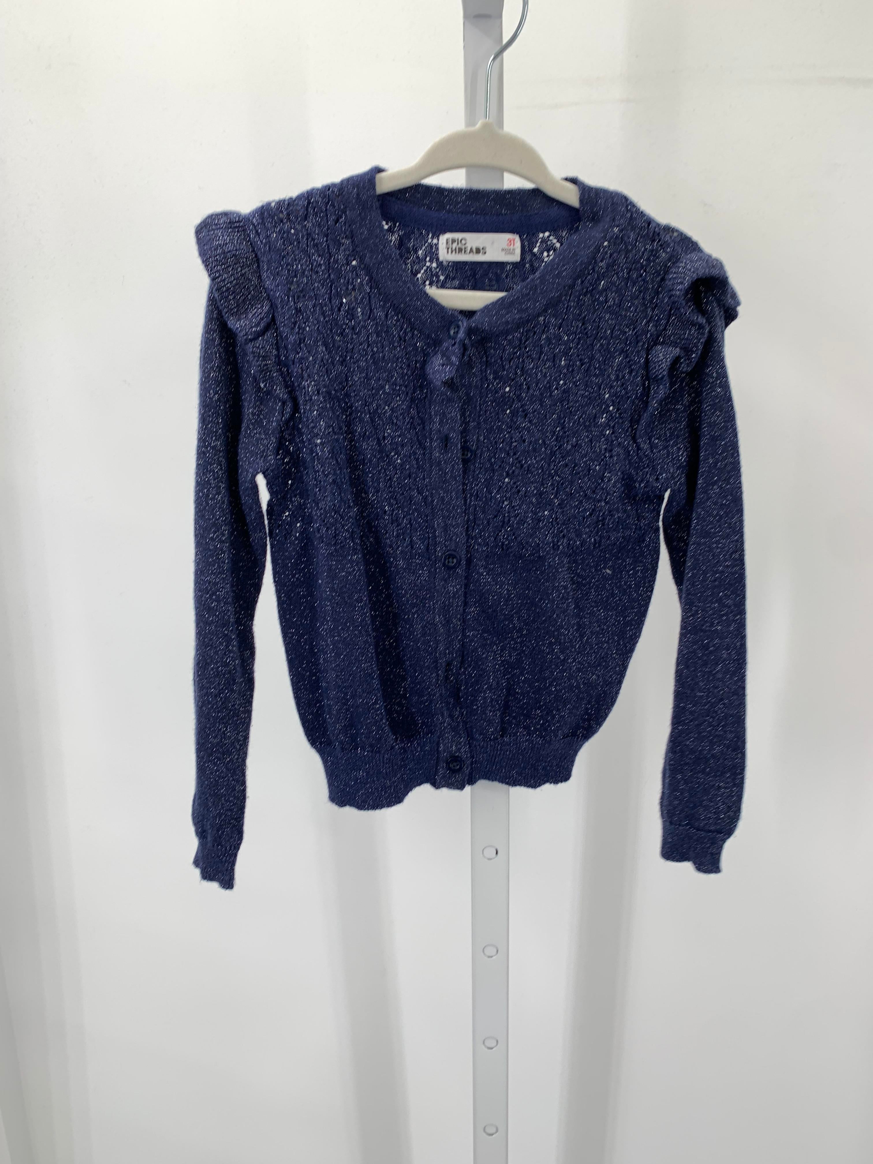 Epic Threads Size 3T Girls Long Sleeve Sweater