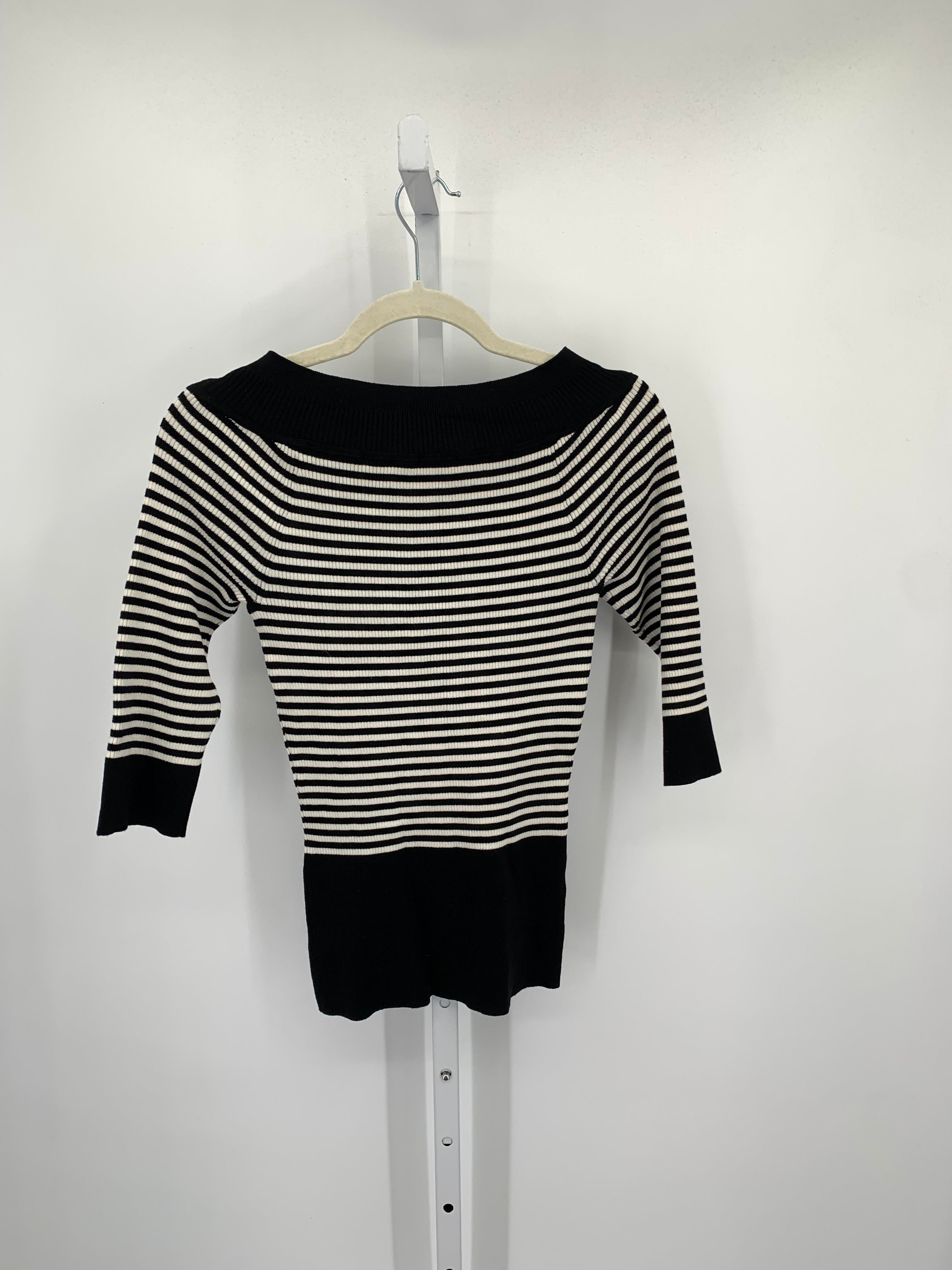 White House Black Size Small Misses 3/4 Sleeve Sweater