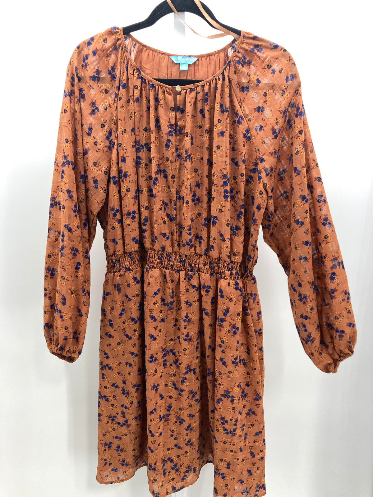 Draper James Size 1X Womens Long Sleeve Dress