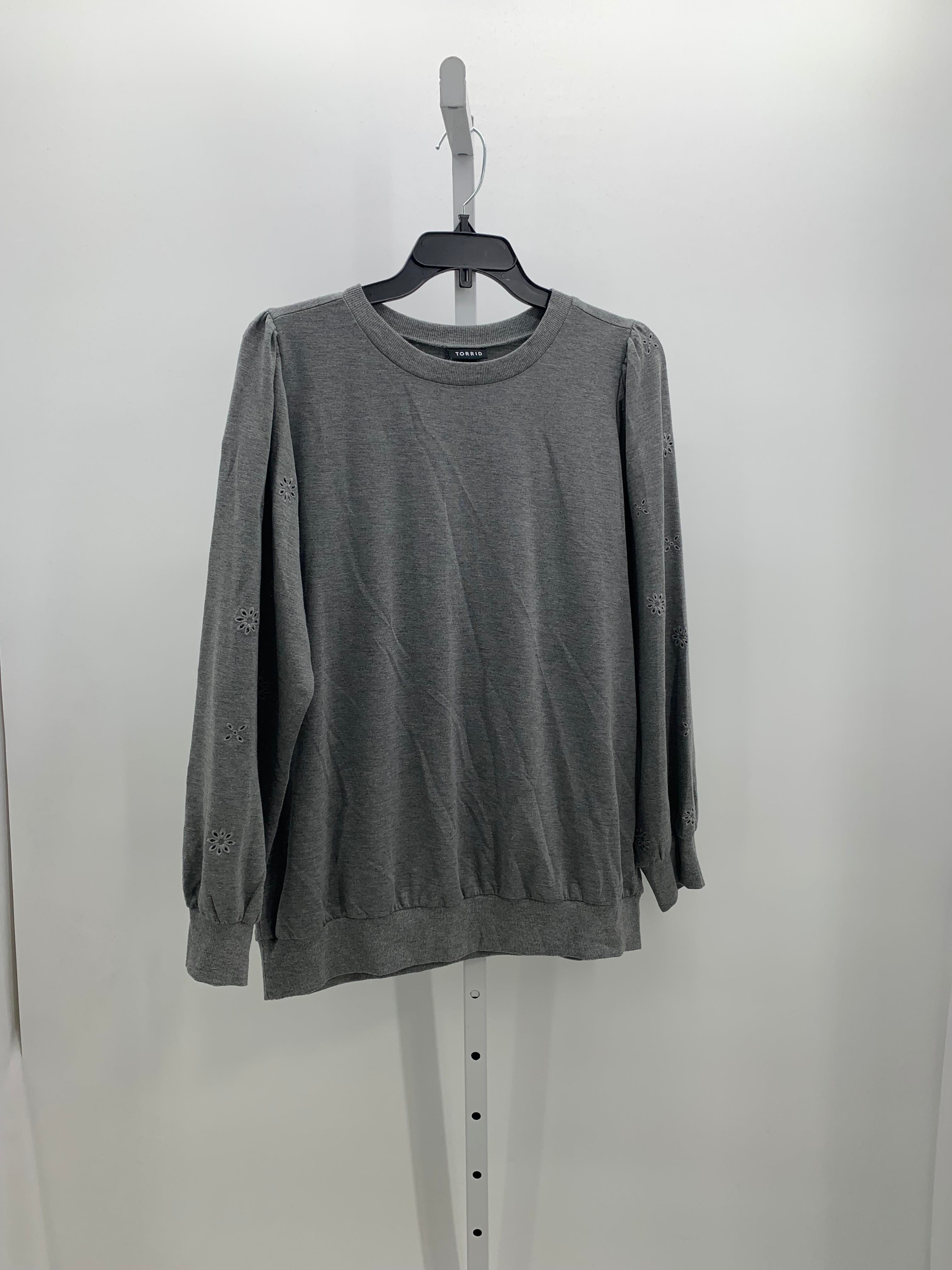 Torrid Size 0X Womens Long Sleeve Shirt