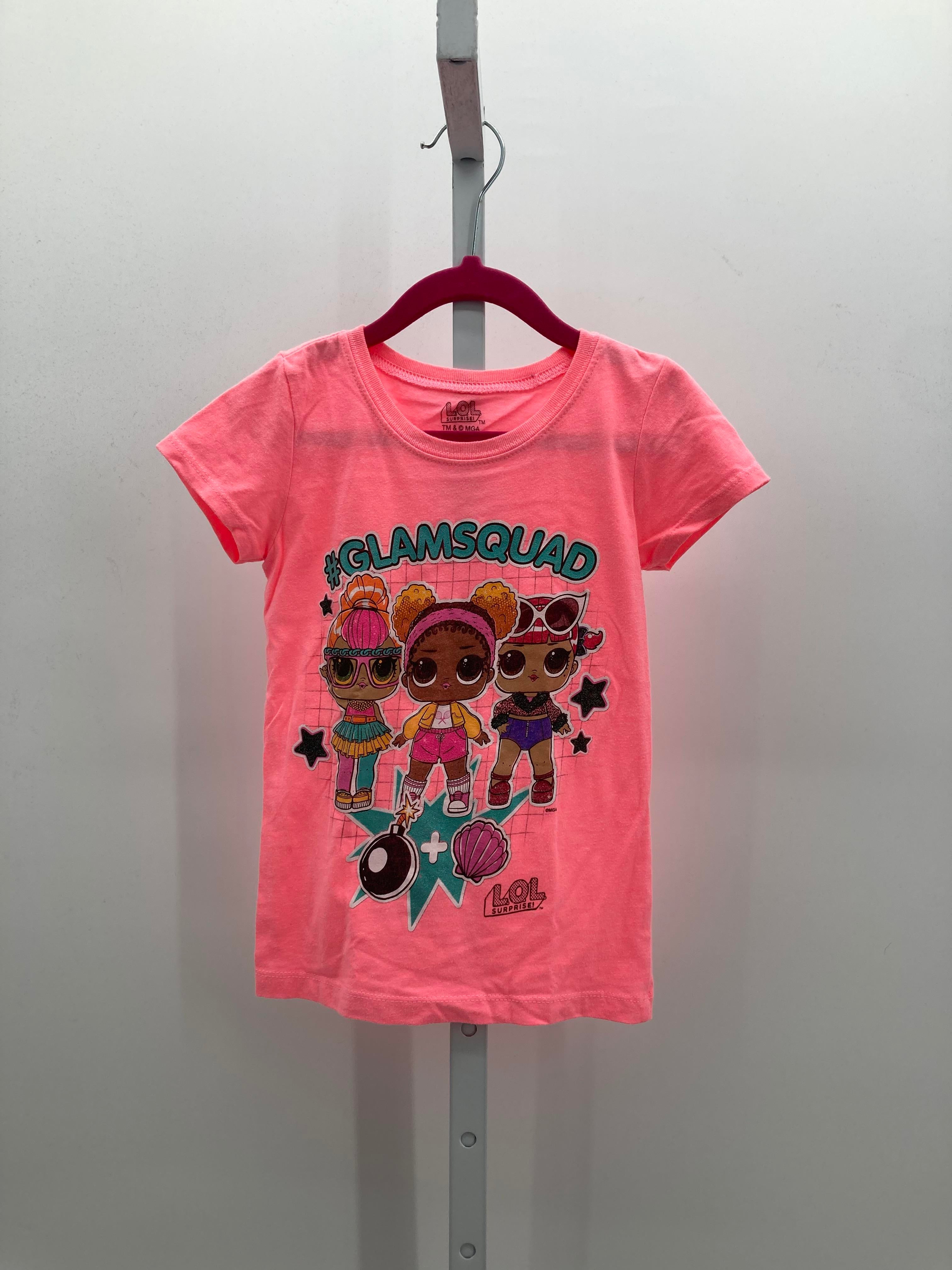 Size 4-5 Girls Short Sleeve Shirt