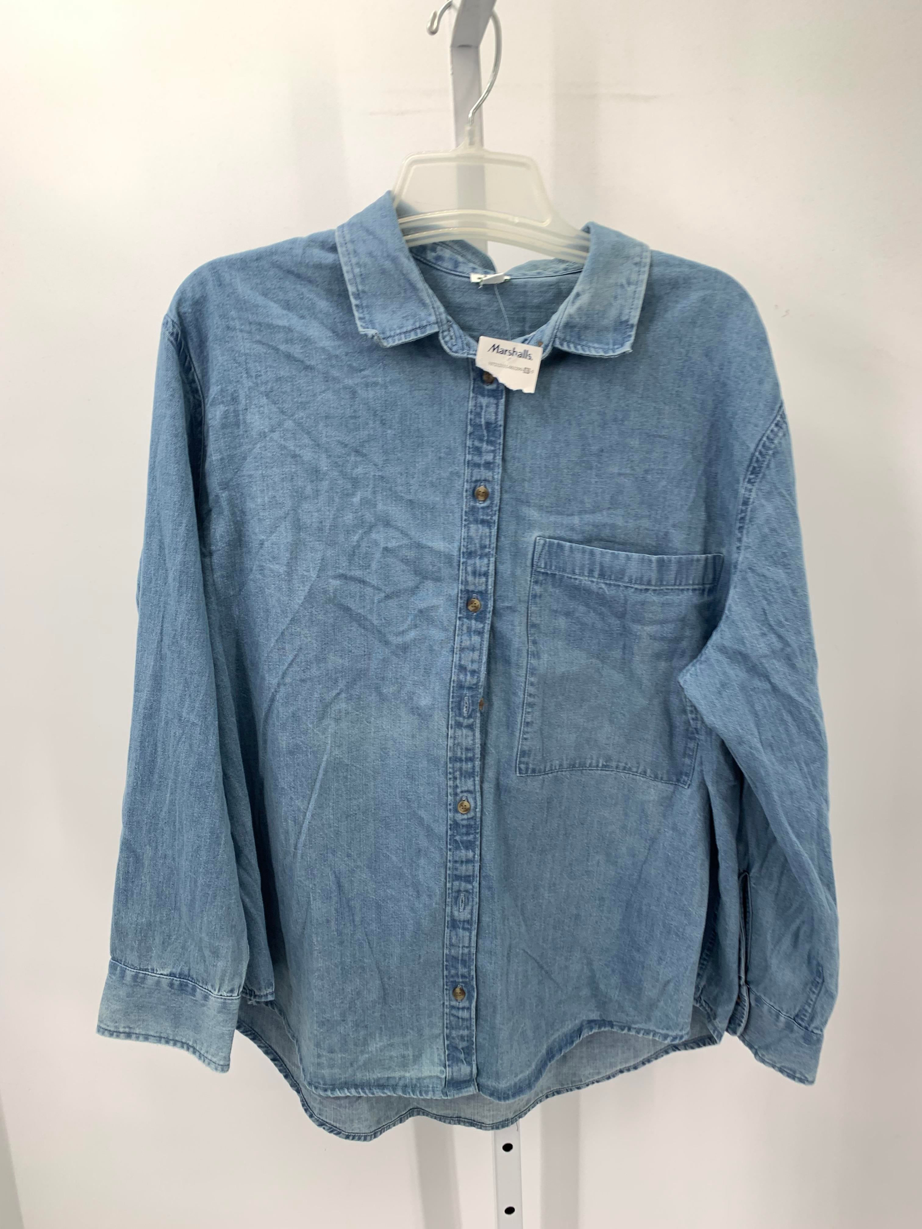 Aerie Size Large Juniors Long Sleeve Shirt