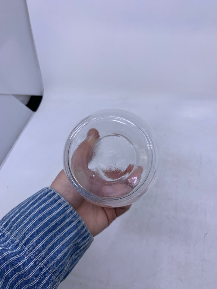 ETCHED FLOWER BUD VASE.