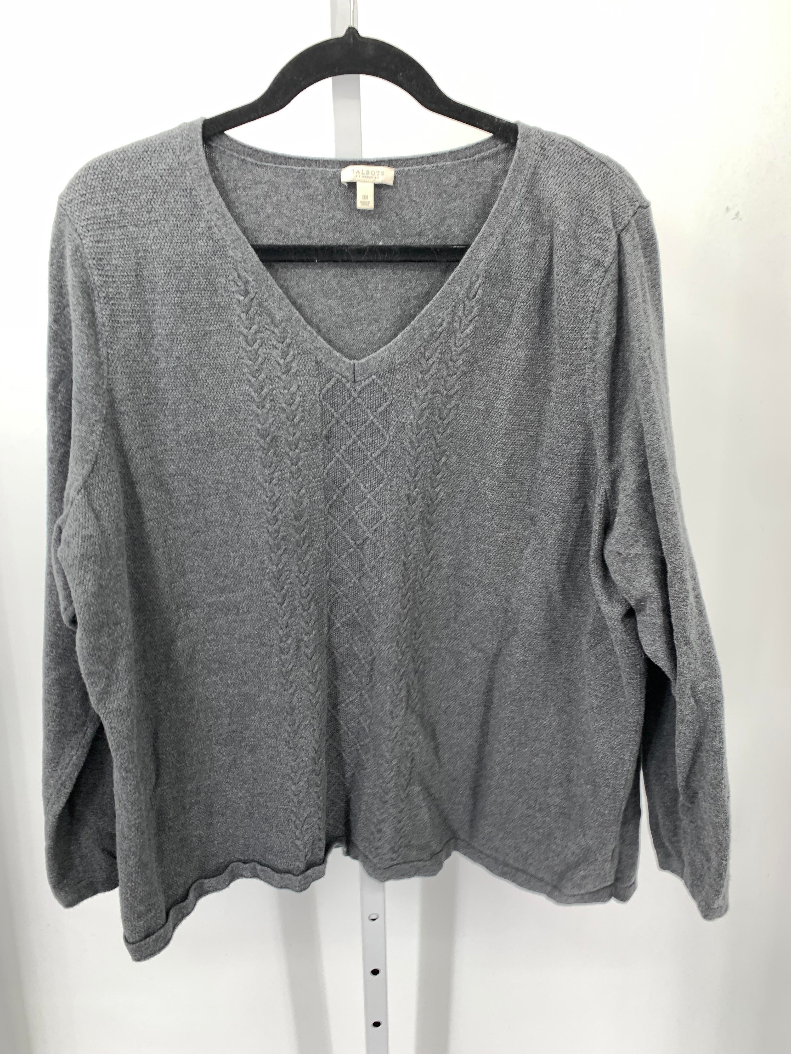 Talbots Size 3X Womens Long Slv Sweater