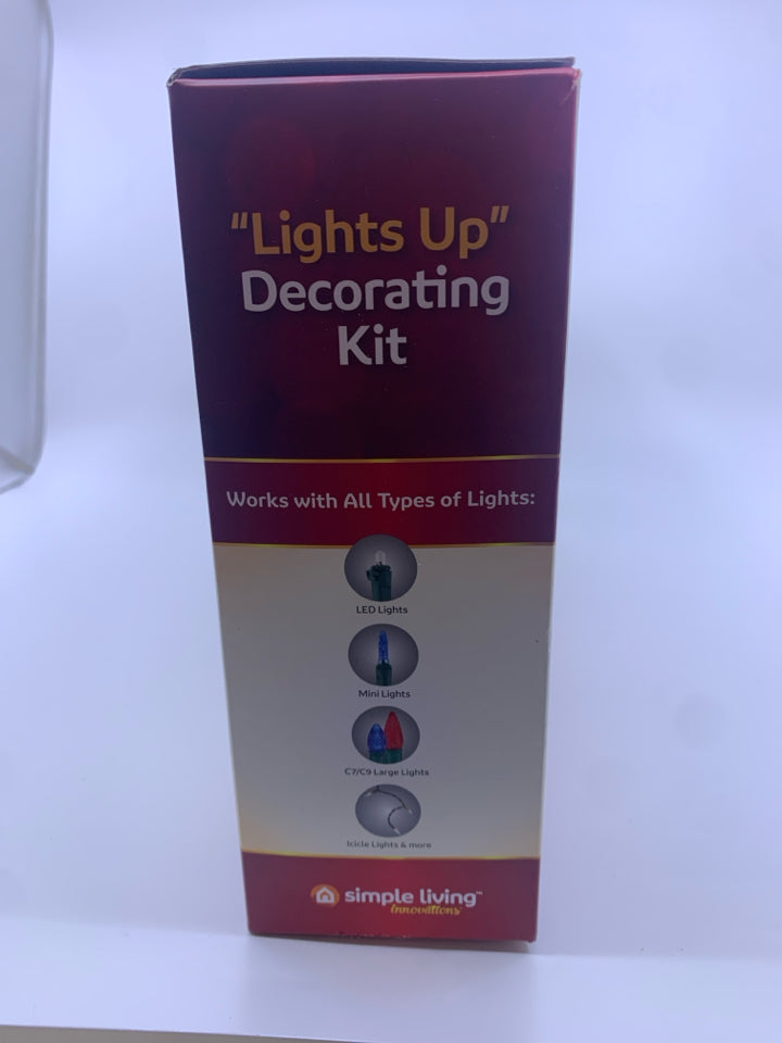 NIB LIGHT UP DECORATING KIT.