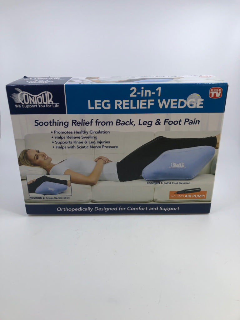 NIB 2-IN-1 LEG RELIEF WEDGE