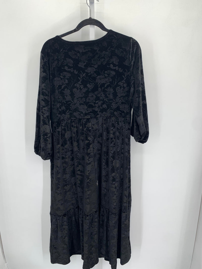 Size Large Misses Long Sleeve Dress