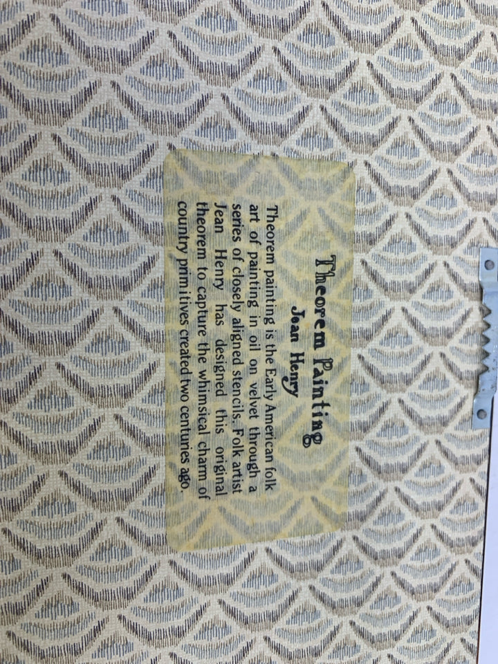 ANGEL W/ HORN IN HAND FLYING WALL ART.