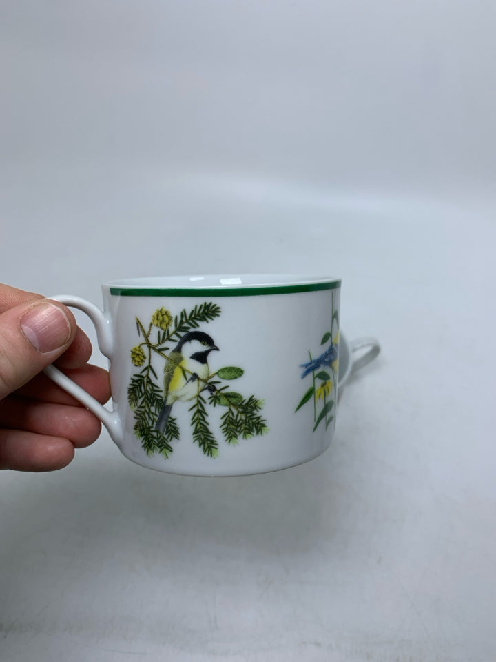 2 ASSORTED NEW ENGLAND BIRDS WILDLIFE FEDERATION MUGS.