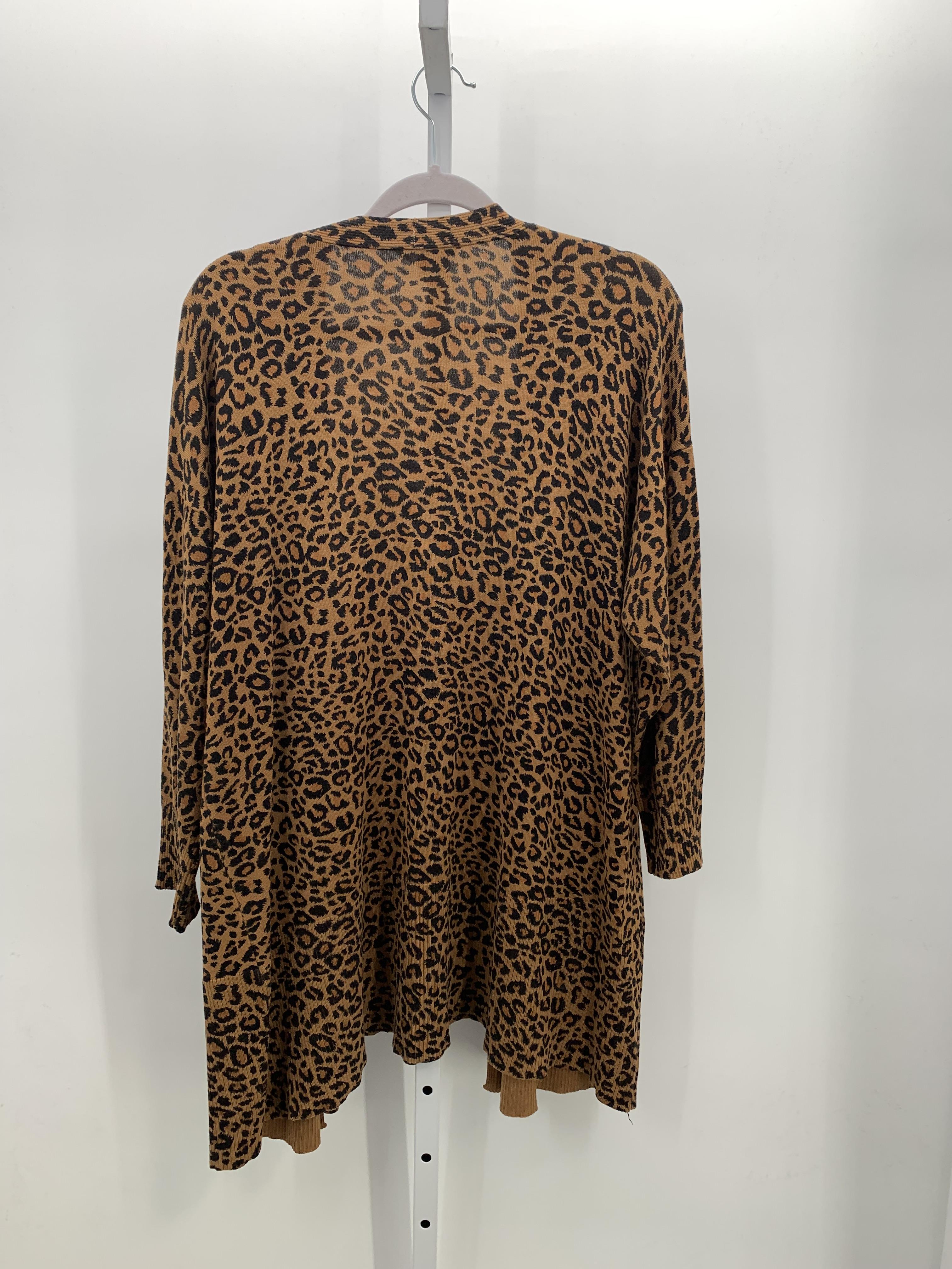Terra & Sky Size 1X Womens Cardigan