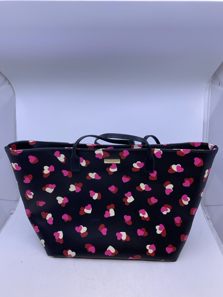 Kate Spade Flutter Hearts Tote Bag *Minor Exterior Marks