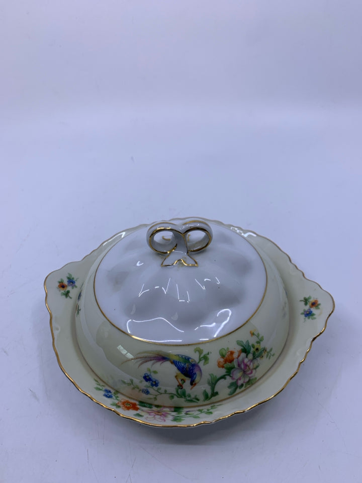 VTG COVERED BUTTER/ CHEESE SERVER- HEINRICH & CO SELB.