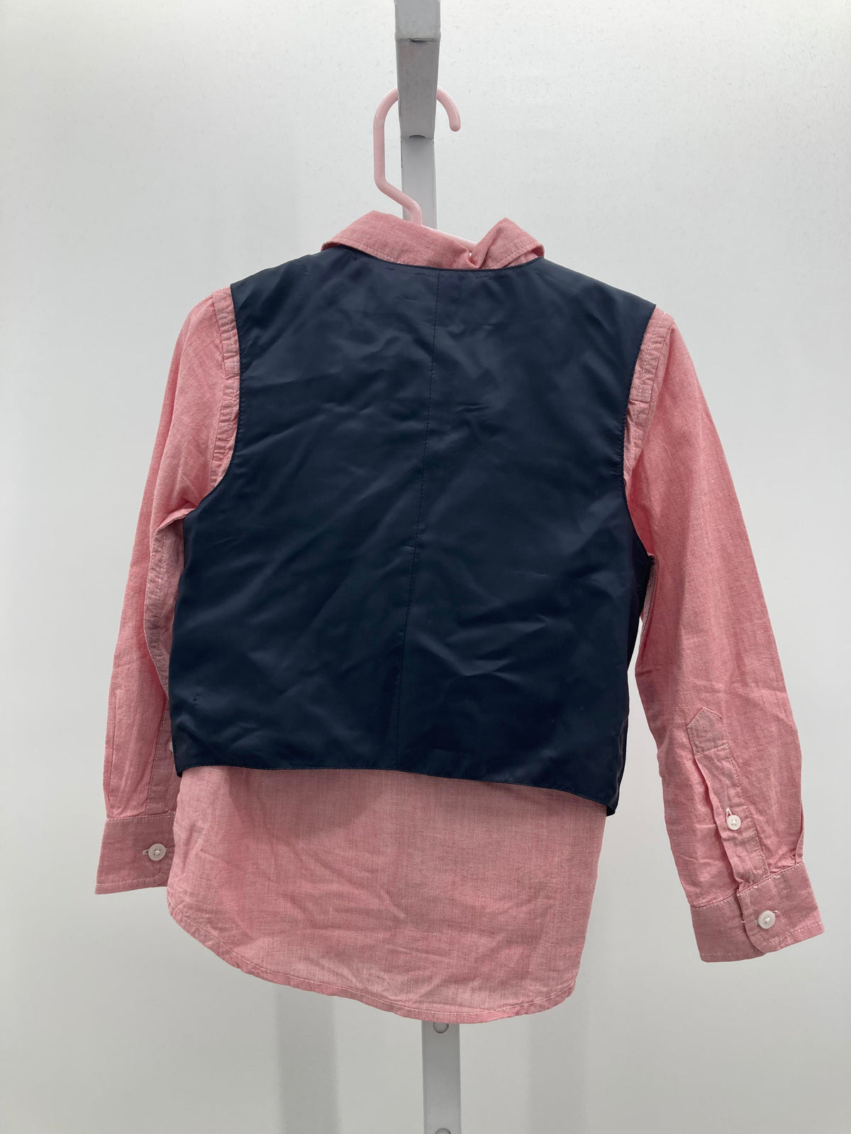 BUTTON DOWN SHIRT WITH NEW NAVY VEST