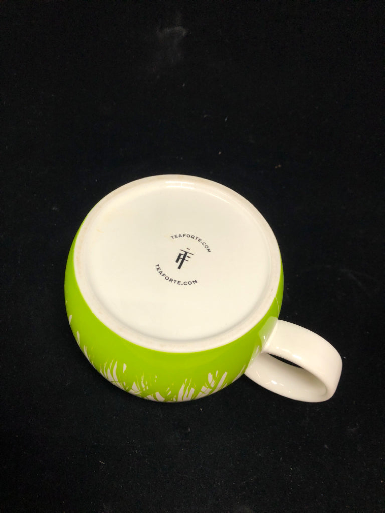 TEAFORTE GRASS TEAPOT.