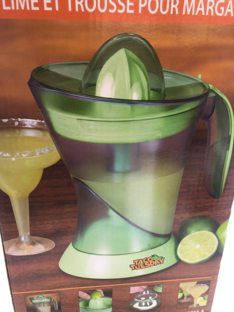 NIB ELECTRIC LIME JUICER & MARGARITA KIT - TACO TUESDAY.