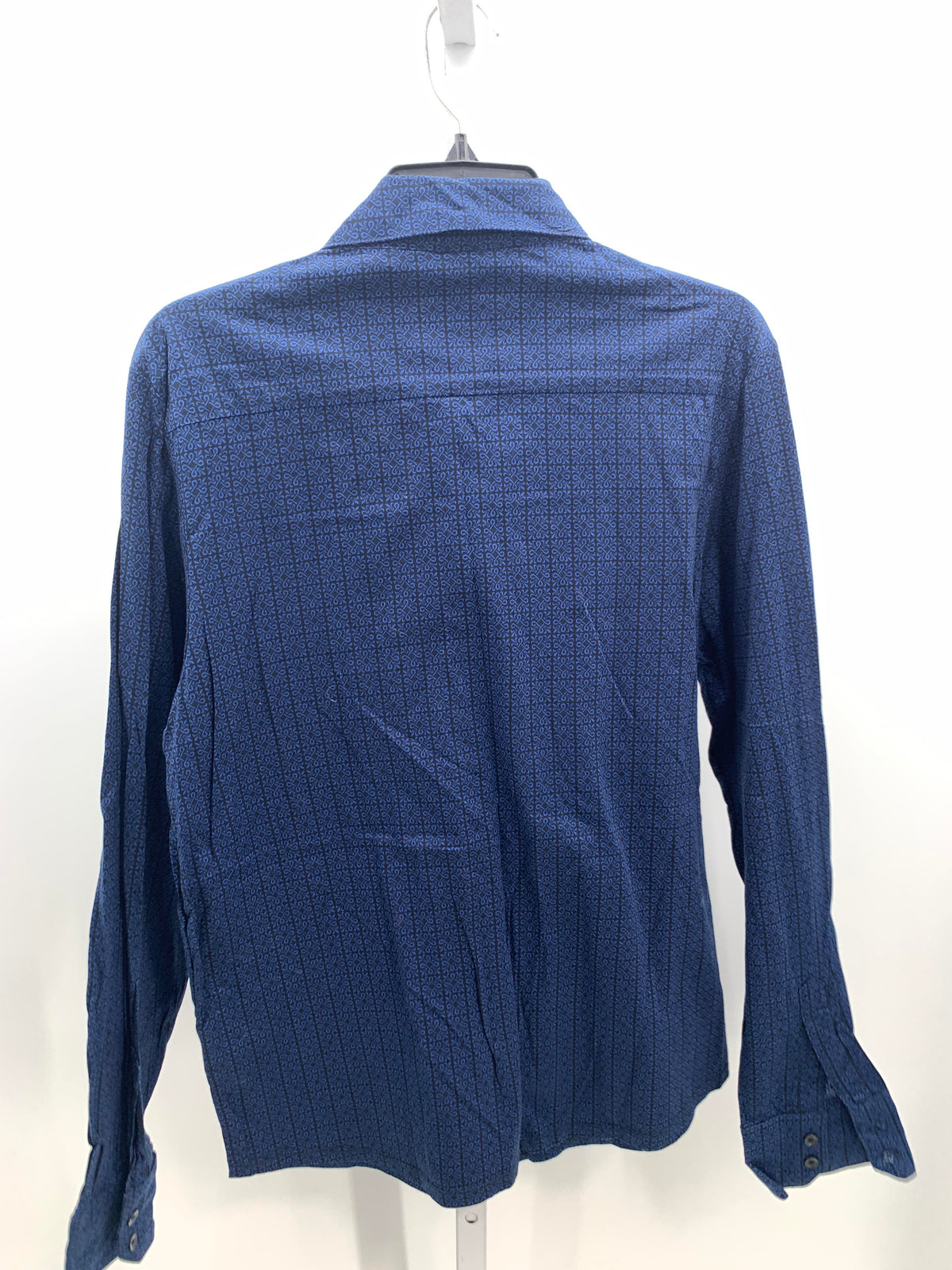 BLUE PATTERN BTN DOWN