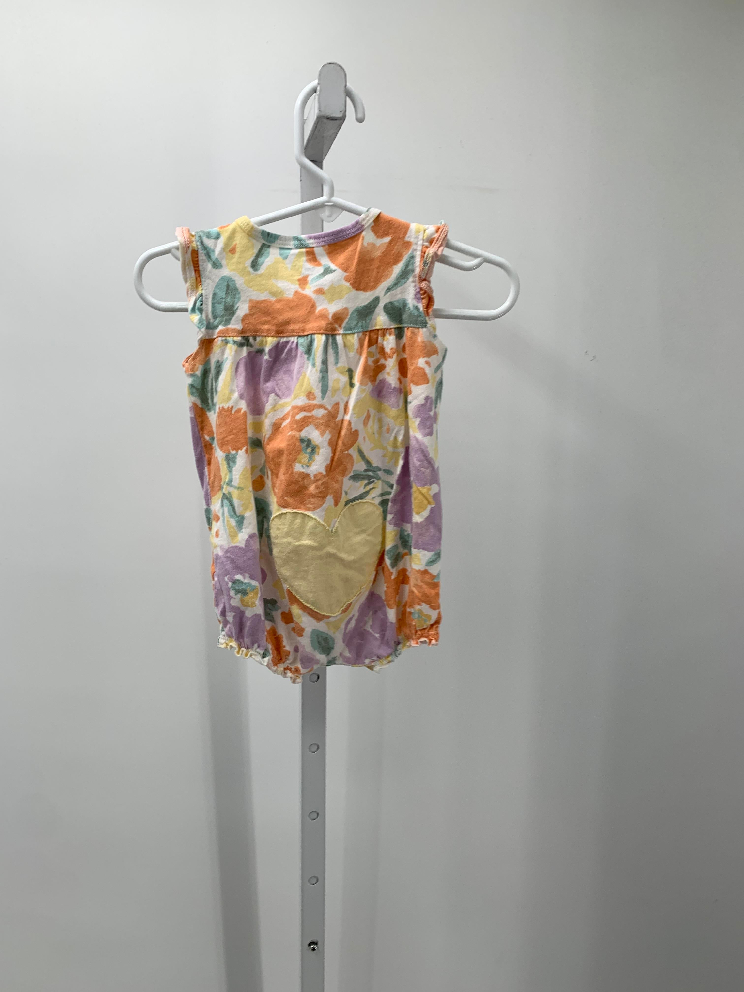 Carters Size 9 Months Girls Short Slv. Romper