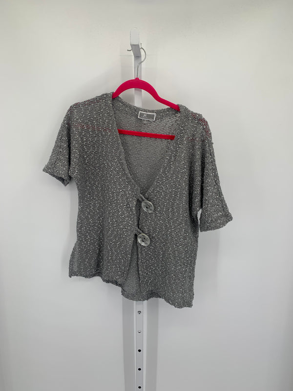 JM Collection Size Small Misses Short Slv Sweater