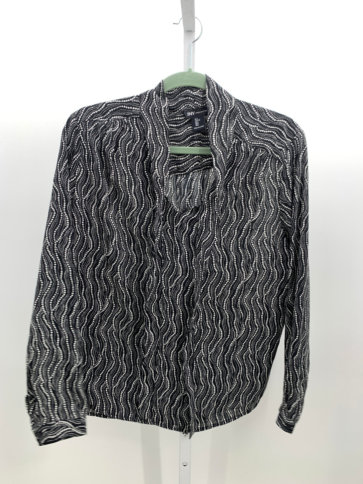 Jones New York Size Large Misses Long Sleeve Shirt